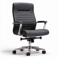 Fauteuil de bureau ergonomique en tissu gris avec roulettes taille 60 x 60 x 100 cm